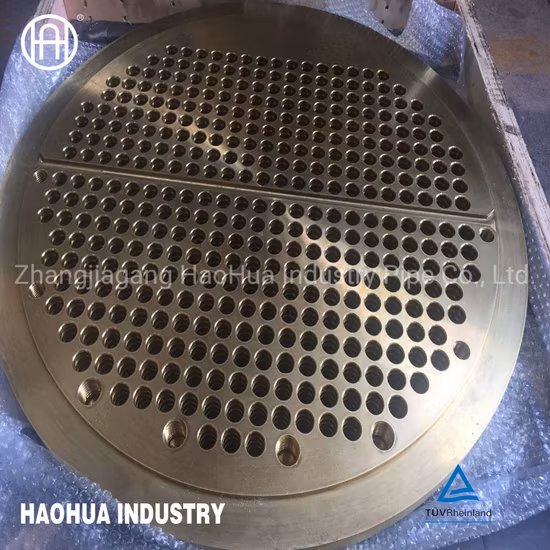  Плакированная трубная решетка SA516.  Gr70+Sb171 C71500 в продаже